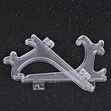 ARTSEWPLY 15 Stück PVC Geschirrständer 10cm Hoch Klappbarer Teller und Teeziegelhalter aus...