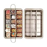 Ideal Swan Brownie Backform Backblech Brownie Blech Kuchenform mit Trennwänden Größe:31 * 20 *...