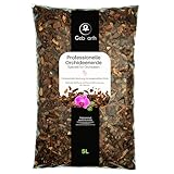 GebEarth® | Orchideenerde, Substrat für Orchideen 5 Liter【 Professionelle Orchideenerde für...
