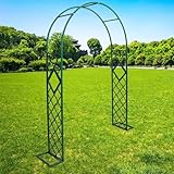 Gartenbogen Metall Hochzeit Zeremonie Bogen Outdoor Stahl Spalier Pergola Laube für Kletterpflanzen