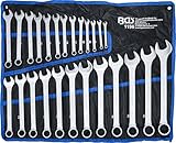 BGS 1196 | Maul-Ringschlüssel-Satz | 25-tlg. | SW 6 - 32 mm | inkl. Tetron-Rolltasche |...
