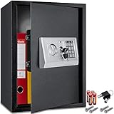 KESSER® Elektr. Tresor | 50x35x34,5 XXL Türstärke 4mm | Elektronischer Safe |...