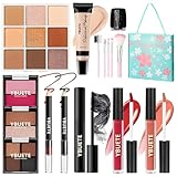 YBUETE Make-up Set für Teenager, Mädchen und Frauen - Tragbares Reise-Kosmetik-Set für Anfänger...