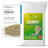 Greenyp® Sunny I dürreresistenter Trockenrasen I 5kg für 200m² I Grassamen Rasensamen Rasensaat...