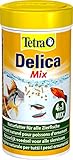 Tetra Delica Mix Naturfutter - Mischung mit 4 verschiedenen Futtertiere (Wasserflöhe, Artemia,...