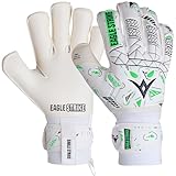EAGLE STRIKE Fußball-Torwarthandschuhe, Fingerschutz, Größen 5 bis 11, 4 mm, deutsche...