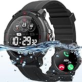 Parsonver Smartwatch Herren Rund Mit GPS,1,38' HD Dispaly schrittzähler Uhr mit Schlaf,...