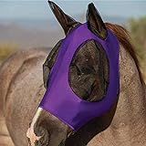 Hobein Pferdefliegenmaske, Fliegenmaske mit Ohren, Extra Comfort Horse Fly Mask Grip Soft Mesh...