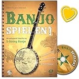 Banjo spielen - Die umfassende Schule für das 5-String Banjo mit CD (und bunter herzförmiger...