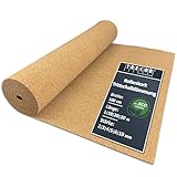 ökologische Trittschalldämmung TRECOR Rollenkork / Trittschallkork - Stärke 2 mm - Dichte: 200...