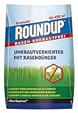 Roundup Rasen-Unkrautfrei Rasendünger, 2in1, Unkrautvernichter plus Dünger mit 100 Tage...