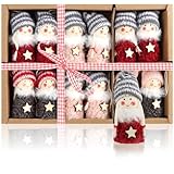 com-four® 12x Premium Weihnachtsbaum-Anhänger Engel - Christbaumschmuck - Feen-Figuren als...