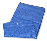 Mivos Abdeckplane 4 x 6 m - Blau - PP-PE 60 g/m² - Wasserdicht Gewebeplane - Schimmelresistent...