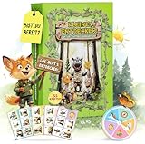 Entdeckerkarten Kinder Outdoor Suchspiel – Montessori Naturspiel mit 55 Karten in 5 Themen,...