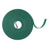 KINGLAKE 20m Pflanzenbinder Klett,12mm Pflanzenband Klettverschluss Verstellbar,Klettband Garten...