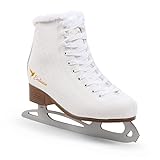 MADIVO SMJ Exclusive Damen Schlittschuhe Eiskunstlauf Eislaufschuhe Klassische Eislauf Weiß |...