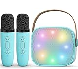 voijump Karaoke Machine Children with 2 Microphones, Toy for 3-12 Year Old Girls Gifts, Mini...