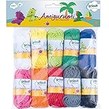 Gründl Wolle Amigurumi - dünne Wolle zum Häkeln von kleinen Figuren - Häkelgarn- Glänzend und...
