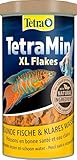 TetraMin XL Flakes - Fischfutter in Flockenform für größere Zierfische, ausgewogene Mischung für...