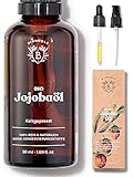 Bionoble Jojobaöl Bio 50ml - 100% Rein, Natürlich und Kaltgepresst - Gesicht, Körper, Haare,...