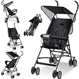 KIDIZ® Kinderwagen CITY Buggy Kinderbuggy klappbar Sportwagen Faltbar 360° 4-Zoll-Räder Inkl....