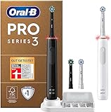 Oral-B Pro Series 3 Plus Edition Doppelpack Elektrische Zahnbürste, 4 Aufsteckbürsten, mit...