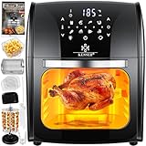 KESSER® XXL Airfryer 9in1 Heißluftfritteuse Fritteuse, | Drehgrill | Dörrautomat | Rezeptheft |...