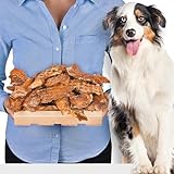 Putenfilets für Hunde 1 kg (ca. 13-18 Stück) | Luftgetrocknetes Putenfleisch | Monoprotein Snack...
