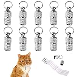 MaYuLa 10pcs Adressanhänger für Hunde und Katzen Halsbandanhänger ID Tag Hundemarke Tiermarke...