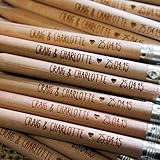 WOMB Bleistifte mit personalisierbarem Namen, personalisierbar per Laser, einzigartiges Geschenk...