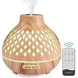 Czemo Aroma Diffuser 400ml Ultraschall Luftbefeuchter Duftöl Duftlampen Aromatherapie Diffusor mit...