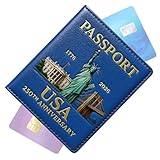 Generisch Reisepass Hülle - wasserdichte Leder Reisepass-Brieftasche Reisedokumenten Etui -...