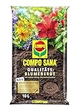 COMPO SANA Qualitäts-Blumenerde mit 12 Wochen Dünger für alle Zimmer-, Balkon- und Gartenpflanzen...