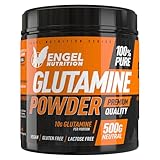 Engel Nutrition 100 % Pure Glutamine Powder – Fermentiertes L‑Glutamin Pulver, Vegan, Gluten-...
