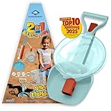 Schildkröt 2in1 Beach Toy Set | Innovatives Strandspielzeug mit Schaufel und Kescher | doppelter...