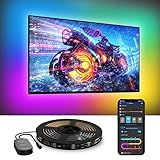 Govee TV LED Hintergrundbeleuchtung, RGBIC TV LED Strip für 55-65 Zoll Fernseher, 3,8 M...