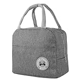 Hemiks Kühltasche Klein, 6L Mini Kühltasche mit Isolierter Aluminiumfolie, Tragbar Kühltasche...