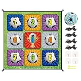 Fußball-Target-Spielzeug, Flanellmatte für Kinder und, 150 x 150 cm, zusammenklappbar,...