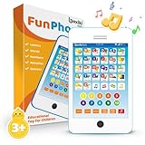 Boxiki kids Englisch Lern-Tablet, lustiges Handy mit 6 Lernspielen für Kinder, Lernspielzeug