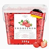 Erdbeeren gefriergetrocknet in Scheiben 300g gefriergetrocknete Früchte frei von Zuckerzusatz und...