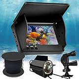 Fischfinder, Fish Finder Kamera IP65 Wasserdicht Unterwasser Kamera mit 5 Zoll IPS Display 8000mAh...