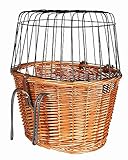 TRIXIE Hundekorb für das Fahrrad vorne bis 5 kg 44 × 48 × 33 cm - gewobener Hundefahrradkorb für...