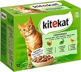 KITEKAT Katzenfutter Nassfutter Landpicknick in Sauce 12x85g