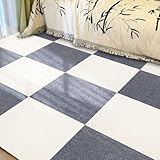 Blissbuilt 50 * 50cm Teppich Bodenbelag Selbstklebend,Teppichfliesen Weicher,Abziehen...