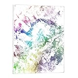 QWORK® Gel Druckplatte, 25x20cm Wiederverwendbare Monoprinting Druckplatte, Druckzubehör, für...