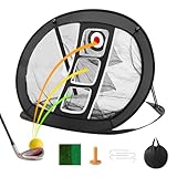 VEVOR Golf-Chipping-Netz, Pop-Up-Übungsnetz, Tragbares Schlaghilfenetz für Drinnen und Draußen,...