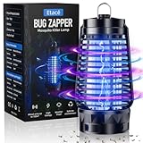 Insektenvernichter Elektrisch, UV-Lampe Stark Mückenfalle, IPX4 wasserdichte Mückenlampe,...