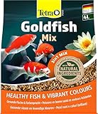 Tetra Pond Goldfish 3in1 Mix - Fischfutter-Mischung aus Flocken, Sticks und Gammarus für alle...