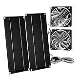 haoshuo Solar-Abluftventilator - 10W Solar-Gewächshausventilatoren | Solarbetriebener...