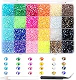 24000Pcs Strasssteine für Nägel, BetterJonny Hitzefix Strasssteine zum Basteln 3mm Nail Art...